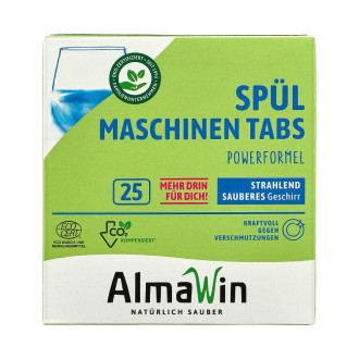 Pomačkaný obal ALMAWIN Tablety do myčky 25 ks